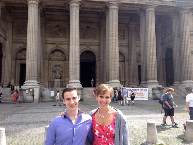 In a city as tightly built as Paris, it's remarkable the amount of real estate inhabited by churches, not only because of their large number but because they boast extensive church yards, gathering places of a time gone by. Again, deep meaning lies here.