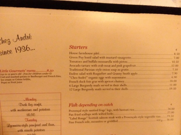 Pretend you don't want to read this menu.