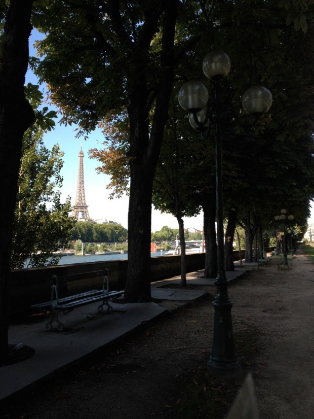 I had fun snagging random shots of the Eiffel Tower framed in various ways...