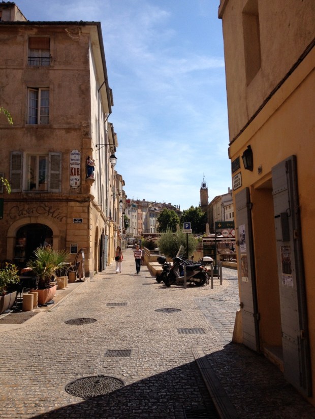 It was fun wandering town (which was all we did for half the day) while restaurants were beginning to set up there outdoor seating in preparation for lunch and dinner. What a transformation! Soon the squares are buzzing with crowded tables and live music and very good smells.