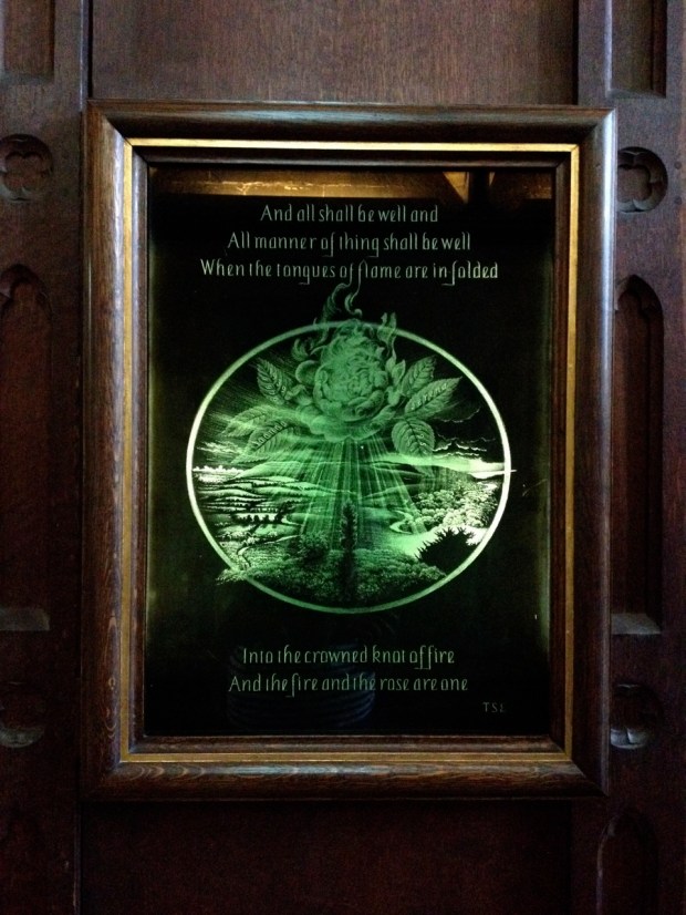 And I loved this, too. I love this quote from St. Theresa and it has grown really dear to me the last year or so.