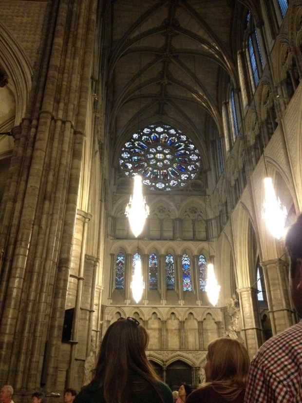 A few contraband photos inside Westminster Abbey
