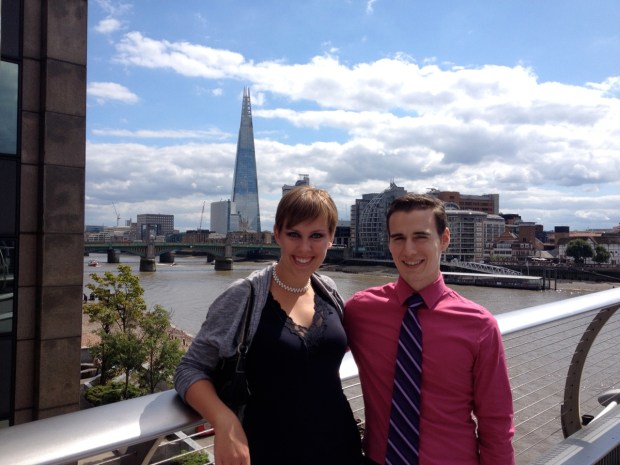 Dwarfed by The Shard, you can see Southwark in the background of this photo.