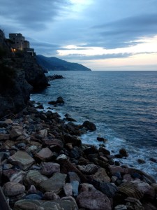 It was a 20 minute walk along the coast to reach the town center, on the other side of this little castle. I got up at the crack of dawn and walked with my book down to the pier.