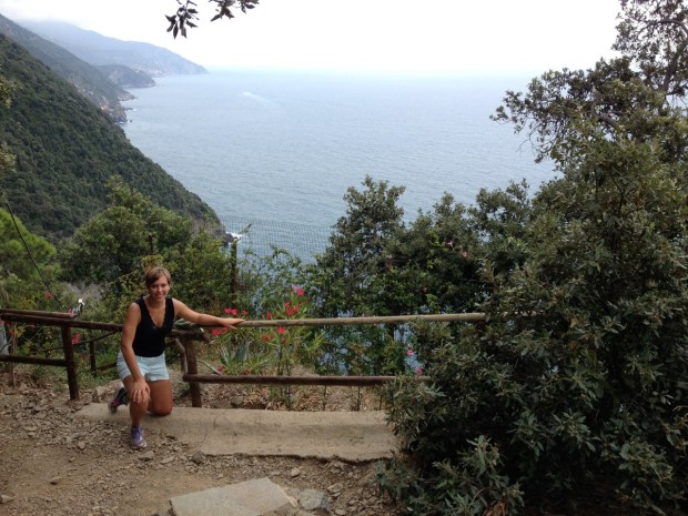 Our first glimpse of the other side of this "mountain shoulder" looking southeast.