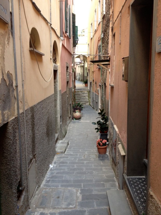 The streets were so very, very narrow in these old European towns.