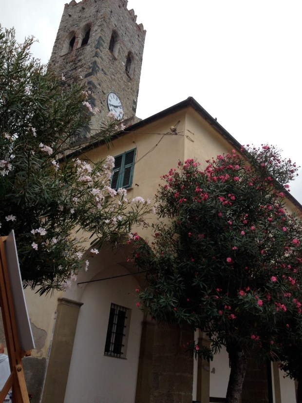 This impressive building and landscaping sat right next to us as we ate at the cafe.