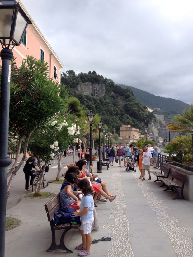 This is where we sat to wait for our train.